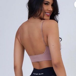 Pcheebum Nude Open Back Bra